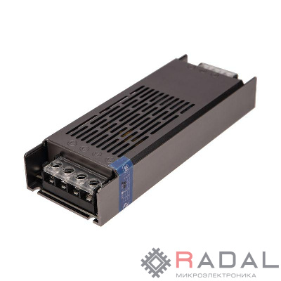 Источник питания (драйвер) 24В 150Вт IP20 с разъемами под винт Rexant 200-1054
