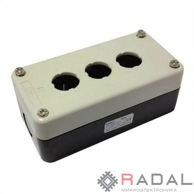 Корпус для кнопок NP2 3 места NP2-B03 CHINT 574886