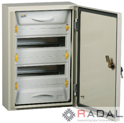 Корпус металлический ЩРн-24з-1 У2 IP54 PRO IEK MKM16-N-24-54-ZU