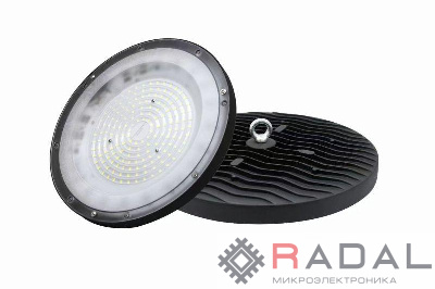 Светильник светодиодный UFO LITE 200Вт 5000К IP65 20000лм d355х80 200-250В ДСП промышленный подвесной черн. GAUSS 821534320