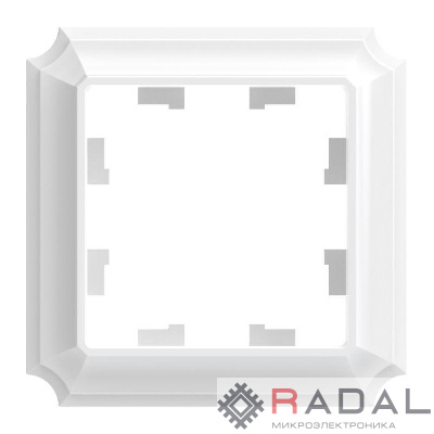 Рамка 1-пост. AtlasDesign Antique бел. SE ATN100101