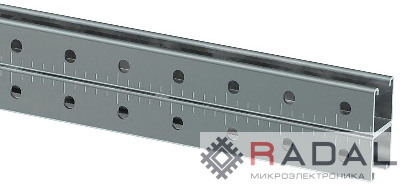 Профиль STRUT двойной перфорированный 41х41 L1400 2.5мм HDZ IEK CLM50D-PSD-41-41-14-3-HDZ