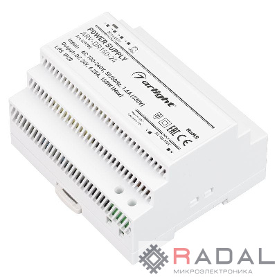 Блок питания ARV-DR150-24 150Вт 24В 6.25А IP20 DIN-рейка Arlight 035700