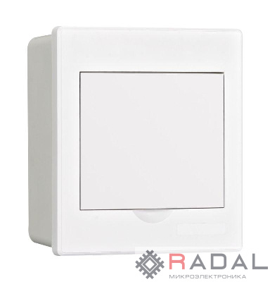 Корпус навесной дв. 1 ряд 4 мод. IP41 ЩРН-П пласт. бел.DEKraft 31084DEK