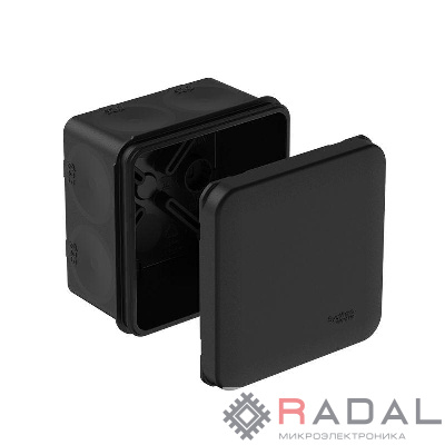 Коробка распределительная MultiBox IP66 70х70х42 DIY (со стикером) черн. SE IMT352961
