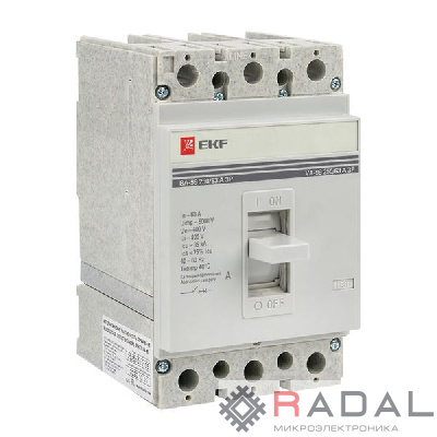 Выключатель автоматический 3п 250/63А 35кА ВА-99 PROxima EKF mccb99-250-63