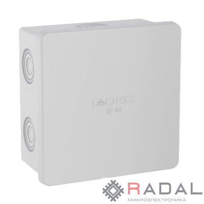 Коробка распределительная ОП 80х80х40мм IP44 6 каб. ввод DKC 53700