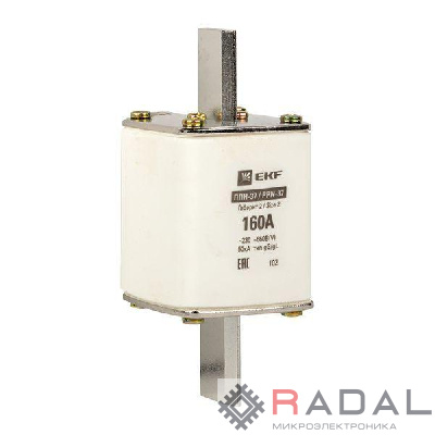 Вставка плавкая ППН-37 400/160А габарит 2 PROxima EKF fus-37/400/160