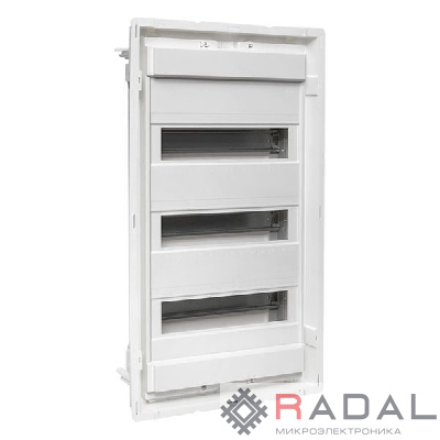 Основание силового щита Nova с DIN-рейками 36мод. IP40 PROxima EKF nv-pbase-36