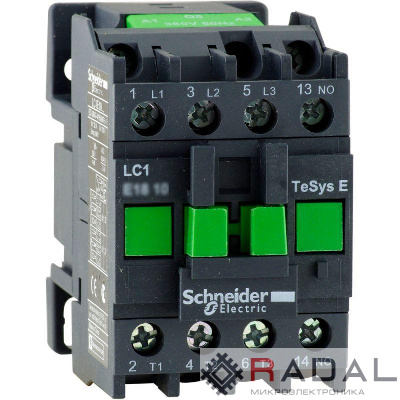 Контактор 3п TVS 40А 400В AC3 220В 50Гц SchE LC1E40M5