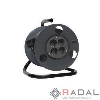 Удлинитель на катушке 4х40м с заземл. 10А IP20 2.2кВт Союз 481S-3404