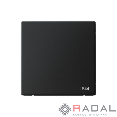 Переключатель 1-кл. ArtGallery IP44 10AX механизм карбон SE GAL441061