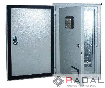 Корпус учетный навесной ЩРУН-3/9 520х310х150 3ф 9мод. IP54 метал. DEKraft 30411DEK