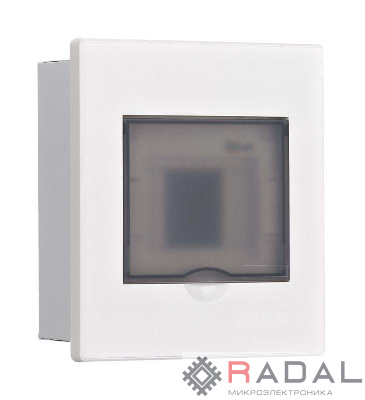 Корпус встраиваемый дв. 1 ряд 4 мод. IP41 ЩРВ-М прозр. DEKraft 31070DEK