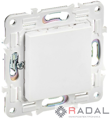 Заглушка с суппортом SKANDY SK-C01W арктич. бел. IEK SK-PL10-K01