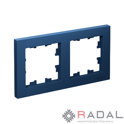 Рамка 2-пост. AtlasDesign универс. аквамарин SE ATN001102