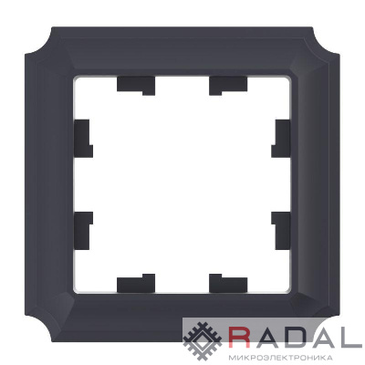 Рамка 1-пост. AtlasDesign Antique карбон SE ATN101001