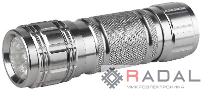 Фонарь SD9 металл (3хR03.9 LED) ЭРА C0027216