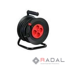 Удлинитель на катушке 4х30м без заземл. 16А IP20 3.5кВт Союз 481S-3303