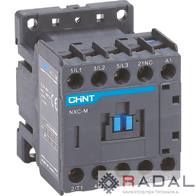 Контактор NXC-09M01 9А 220В/АС3 1НЗ 50Гц (R) CHINT 836588