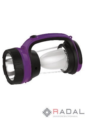 Фонарь-светильник аккумуляторный 2008M-LED 3Вт LED + 24 х0.5Вт LED 2х4V0.9AH КОСМОС KOCAP2008M-LED