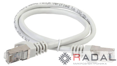Патч-корд кат.5е FTP 2м сер. ITK PC01-C5EF-2M