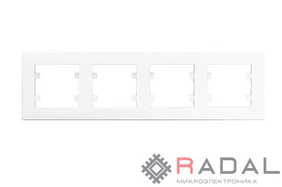 Рамка 4-м Karea RIZZ бел. Makel 88001704