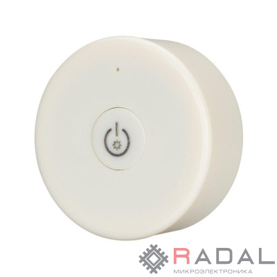 Панель Knob SMART-P87-DIM White (3В 1 зона 2.4G) (IP20 пластик) Arlight 028333