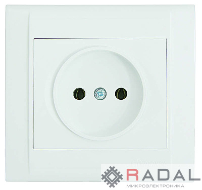 Розетка СП Defne 16А IP20 без заземл. бел. Makel 42001022