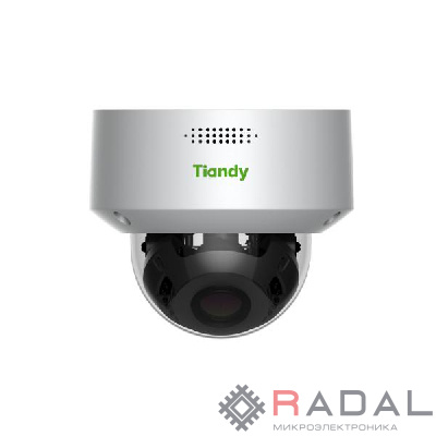 Видеокамера IP Dome 5мпх 2.8-12мм с микрофоном POE/12v SD карта TC-C35MS I3/A/E/Y/M/2.8-12mm/V4.0 Tiandy 00-01022043