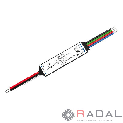 Контроллер SMART-K47-RGB (12-24В 3х1А 2.4G) (IP20 пластик) Arlight 028441