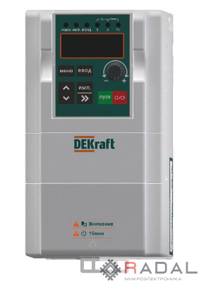 Преобразователь частоты DEKV060 1.5кВт 380В 3ф с торм. модулем SchE DEKV060G1R5T4B