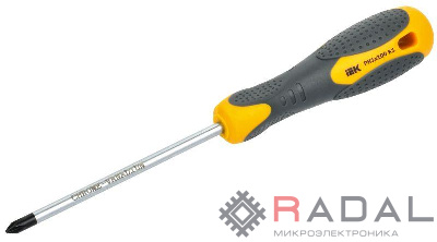 Отвертка крестовая Ph1х100мм K1 ARMA2L 3 IEK A2L3-SC10-K1-PH-10-100
