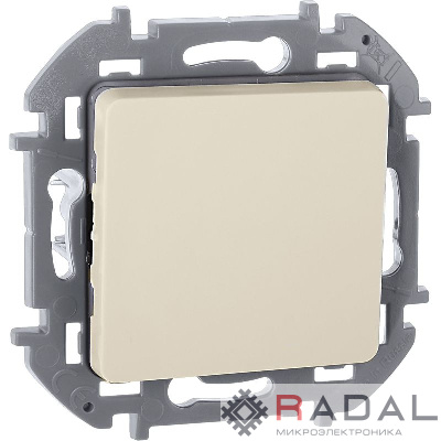 Механизм выключателя 1-кл. Inspiria 10А IP20 250В 10AX сл. кость Leg 673601