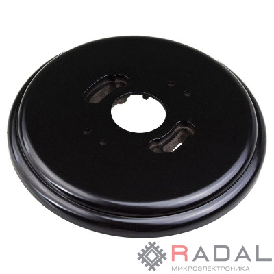 Рамка 1-м R пластик черн. Bironi RF1-610-23
