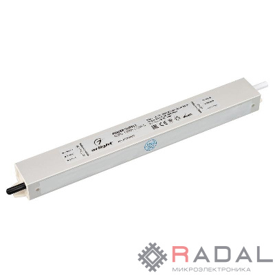 Блок питания ARPV-12060-SLIM-D 12В 5А 60Вт IP67 метал. Arlight 022458(1)