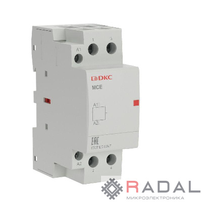 Контактор модульный YON max типа MCE 2P 63A 240В 2НО YON MCE-63-20-A240