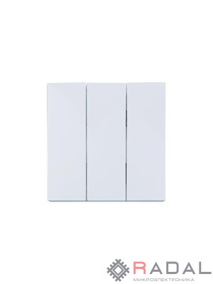 Выключатель 3-кл. СП ZIMA IP20 10А безвинт. зажим бел. LEZARD 704-0288-109QC