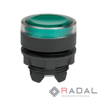 Головка кнопки OptiSignal D22 A5-PL-3 с подсветкой зел. пластик ZB5AW333 КЭАЗ 332306