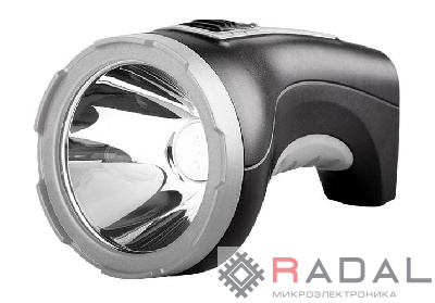 Фонарь AccuF2-L5W-bk черн./руб. ФАZА 4897062857170