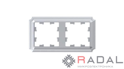 Рамка 2-пост. AtlasDesign Antique универс. алюм. SE ATN100302