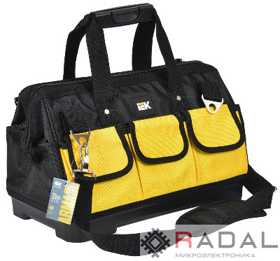 Сумка монтажника с пластиковым дном BG-03 IEK ARMA2L 5 IEK A2L5-BG12-03-K02