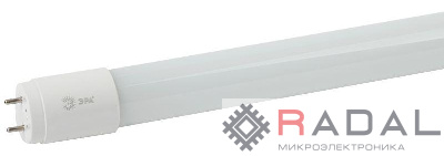 Лампа светодиодная RED LINE LED T8-18W-865-G13-1200mm R T8 18Вт трубка стекл. G13 холод. бел. ЭРА Б0049638
