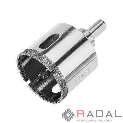 Коронка алмазная 45мм с центровочным сверлом Kranz KR-92-0013