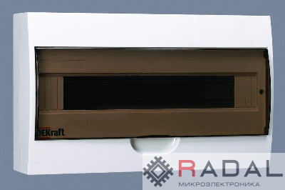 Корпус пластиковый навес. 18мод. IP41 ЩРН-П-18 SchE 31012DEK