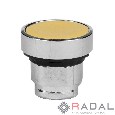 Головка кнопки OptiSignal D22 A4-P-5 желт. металл ZB4BA5 КЭАЗ 332216
