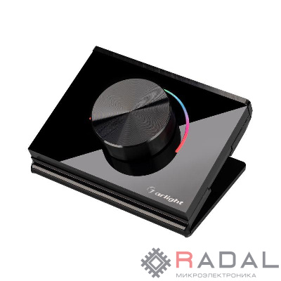 Панель Rotary SMART-P100-RGB Black (3В 2.4G) (IP20 пластик) Arlight 031957