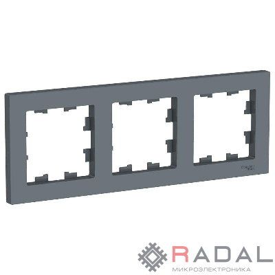 Рамка 3-м AtlasDesign универс. грифель SchE ATN000703