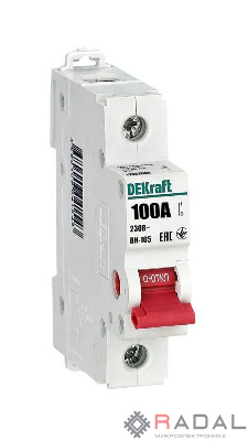 Выключатель-разъединитель ВН-105 ВН105-1P-100A DEKraft 17083DEK