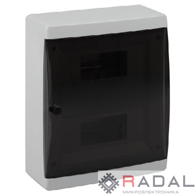 Корпус навесной COMFORT ЩРН-П-18 IP41 пластик. прозр. крышка бел. Эра Б0067239